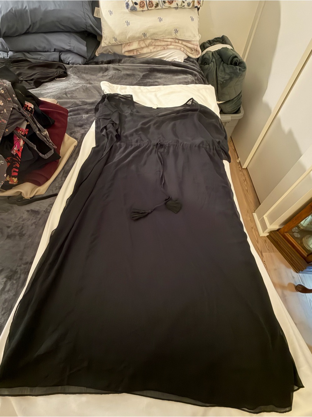 EVRI Black Sheer Swim Coverup 2X